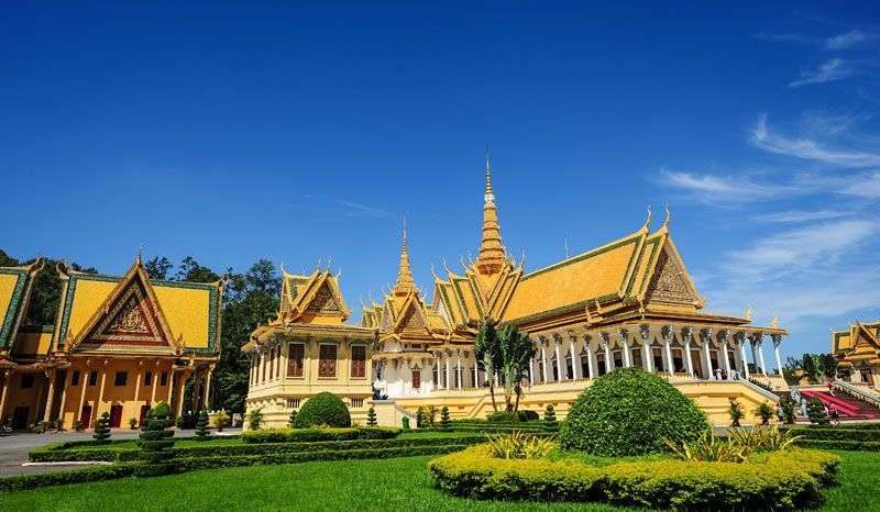 Koninklijke paleis in Phnom Penh<br>